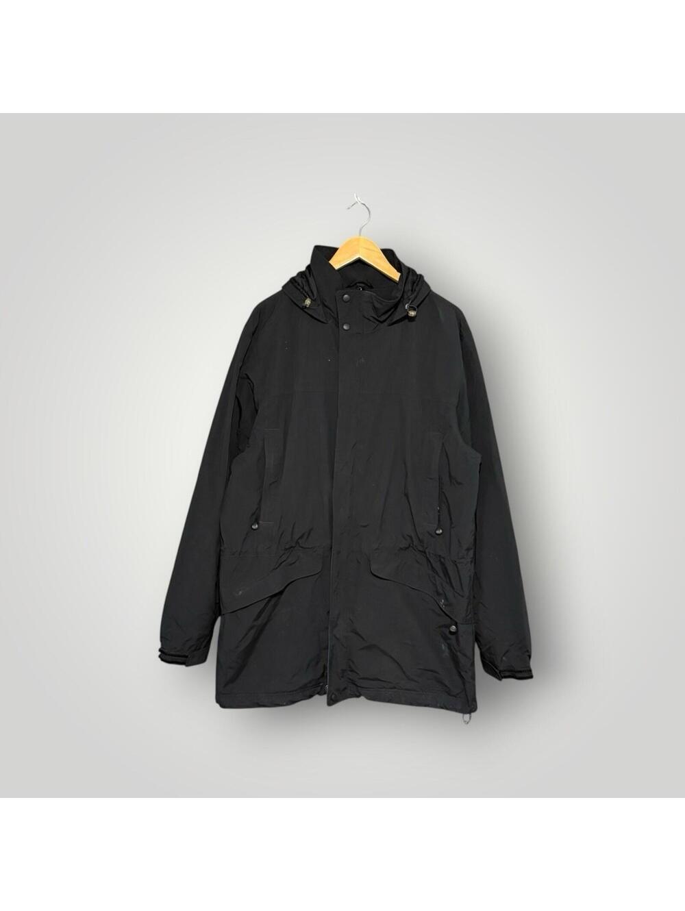 L.L.Bean Parka Jacket Black Size L Vietnam Men’s